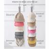 Metal Hanging Hat Storage Clips Holder with 8 Non-Slip Clips Shock Proof Baseball Cap Rack with Hook Multilayer Hat Display Rack