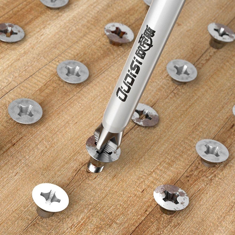 1/7Pcs Anti-Slip Screwdriver Heads Magnetic Cross Nutdriver New PH2 Screwdriver Bit