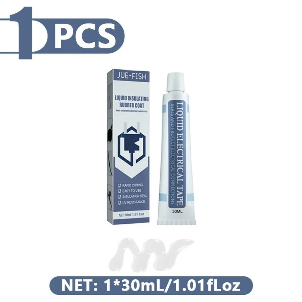 30/50 мл жидкая изоляционная лента водонепроницаемая жидкая резиновая фиксация высокотемпературная изоляционная лента для проводов электрический клей