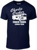 Charlie Croker Coach Tours Mens T-Shirt - Italian Job Michael Caine Film 60's TV
