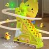 Креативные электрические игрушки-треки с утками, милая игрушка-американские горки с утками, игрушка с утятами, поднимающимися по лестнице, для малышей