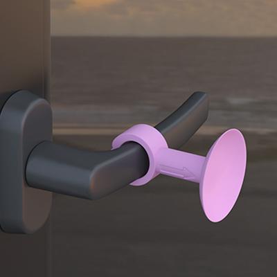 Силиконовый противоударный дверной стопор с присоской, чехол для дверной ручки, тихая защитная накладка, настенная защита, бампер для дверной ручки