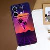Неоновый Ретровейв 80-х винтажное искусство Чехол Для Redmi Note 13 Pro Plus 9 10 11 12 Pro 9S 10S 11S 12S Чехол Для Redmi 12 C 10C 13C