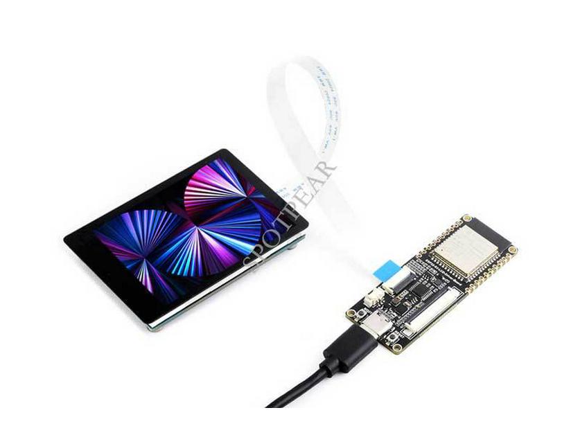 ESP32-S3 2.1" Круглый RGB ЖК-дисплей с сенсорным экраном, 480x480