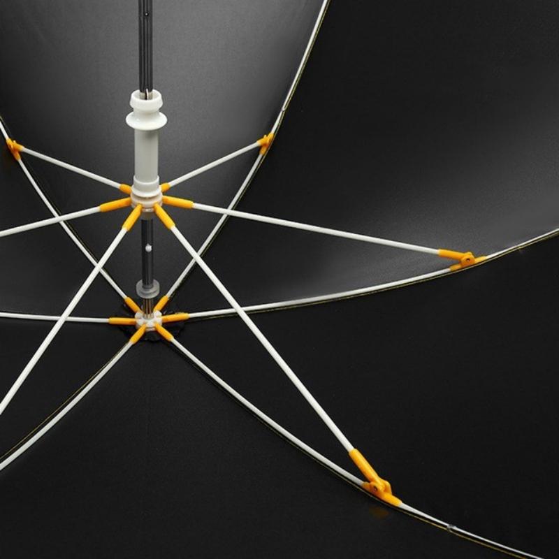 Cartoon UV Umbrella Long Hand Parasol Kids Sun Rain Umbrella Round Corners Protection Umbrellas With Reflective Strip Parasol