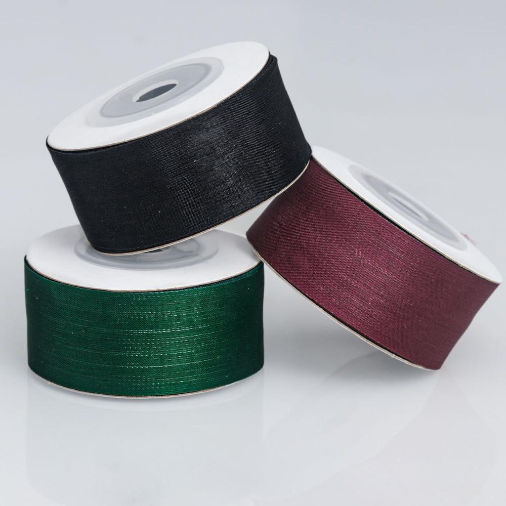 2.5cm Transparent Pearl Snow Ribbon Flower Packaging Ribbon Handmade Diy Hair Decoration Packaging Ribbon AccessoriesRibbon Bow DIY Flower Handmade