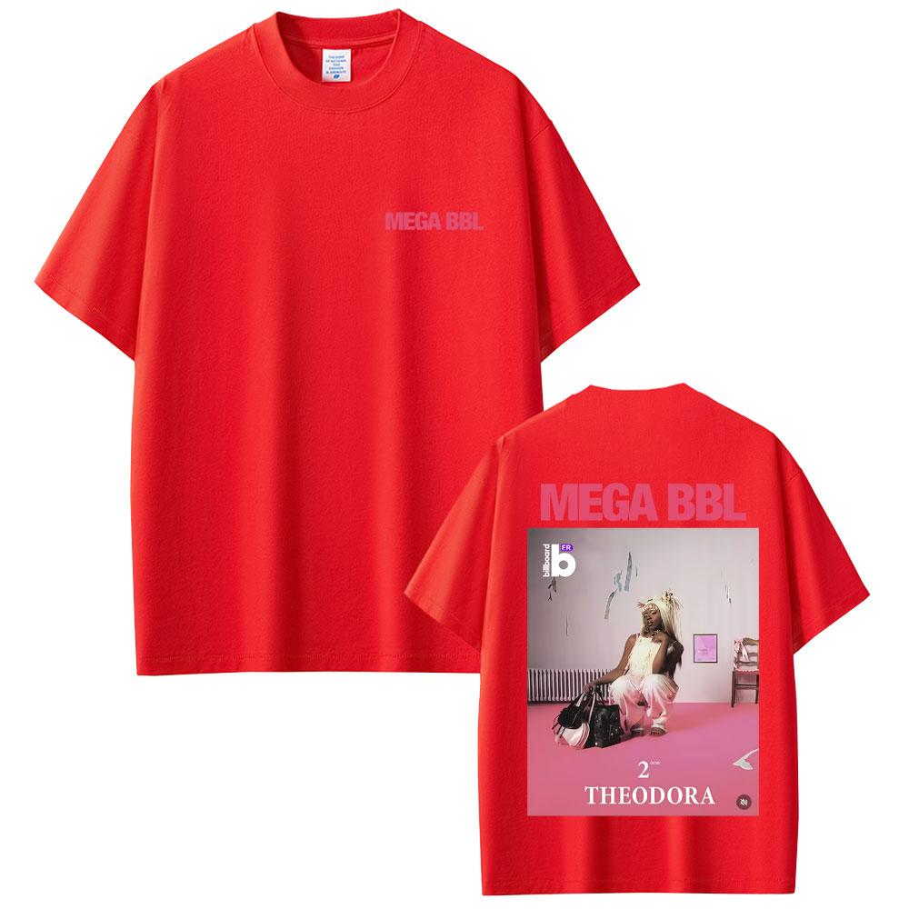 Rapper Theodora Mega Bbl Album Graphic Tshirt Men Women Hip Hop Fashion Pop Music T Shirt Unisex Casual Vintage pire Cotton Top