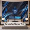 Custom Name Text Tapestry Toronto Maple Leafs Personalized Polyester Wall Tapestry For Bedroom And Room