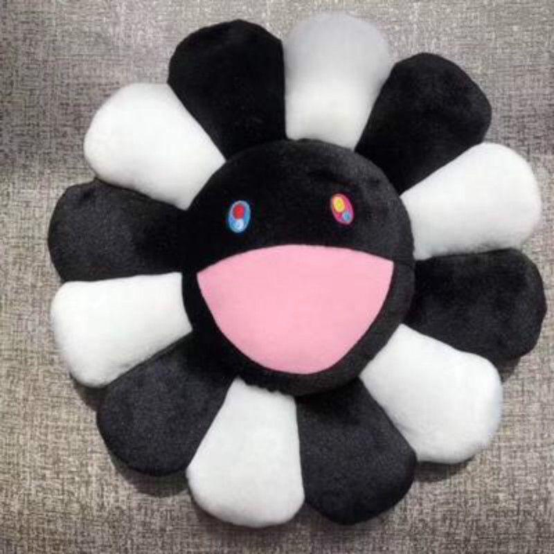 Яркая и красочная 40-сантиметровая плюшевая подушка в виде радужного цветка Такаси Мураками для детей