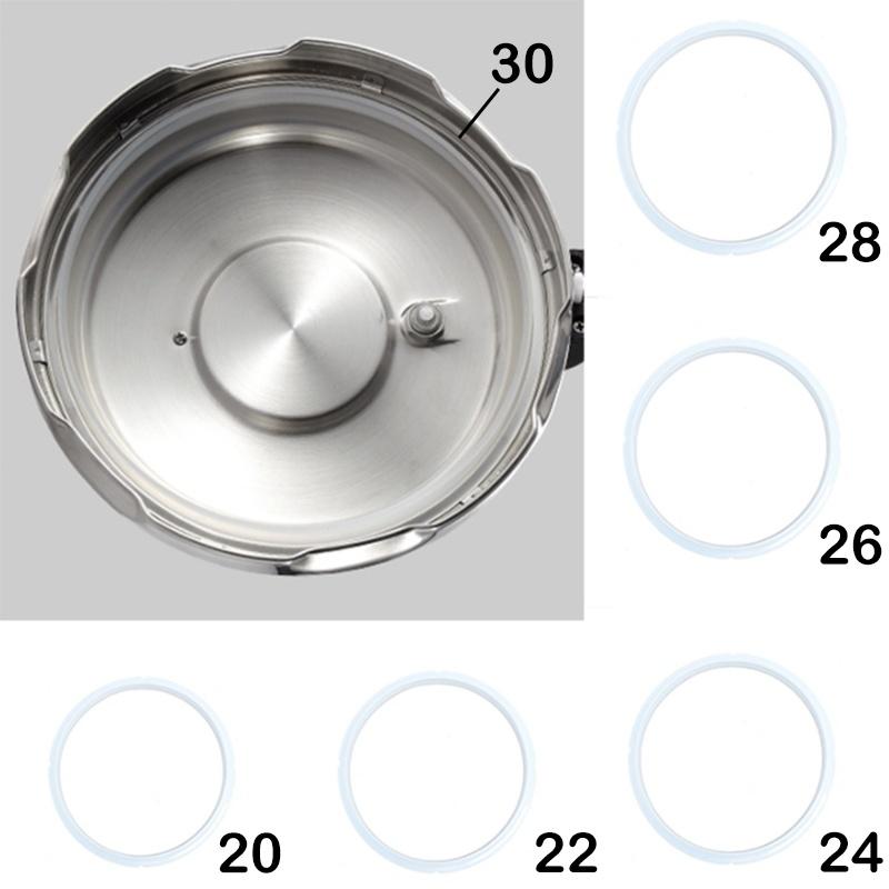 18-30CM BPA Free Silicone Pressure Cooker Sealing Ring Heat Resistant Leak Proof for Home Kitchen Cooking Accessories