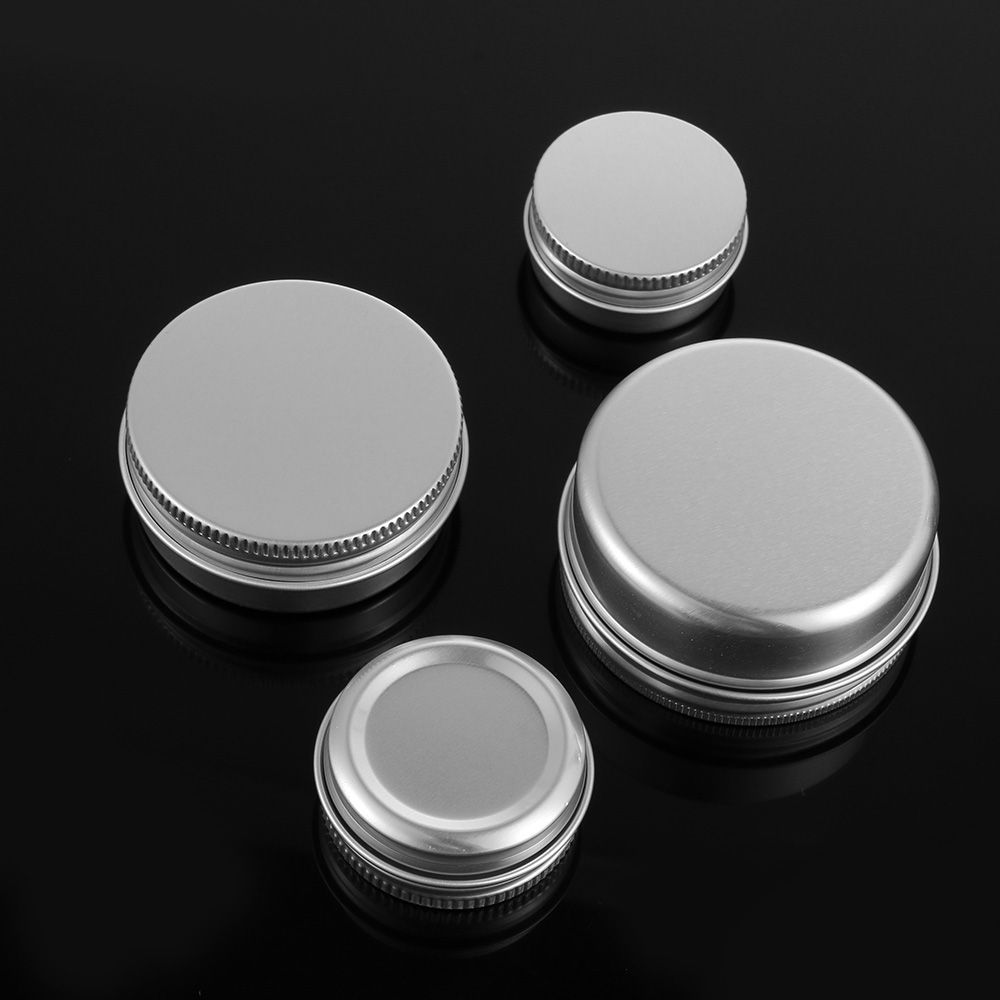 Коробка Верхний винт Упаковка Банка Косметическая банка Жестяная банка Контейнер Пустые алюминиевые бутылки Хранение косметики