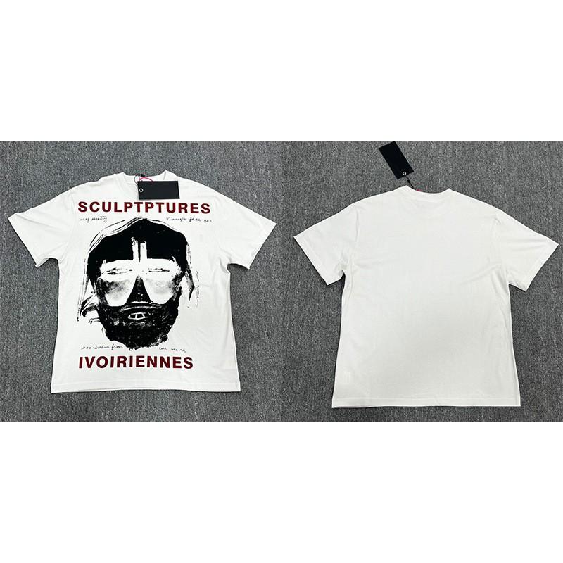 ERD Vintage Graphic T-Shirt Men Women 230g Cotton Loose Fit Short Sleeve Tee
