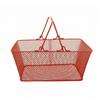 Metal Wire Shopping Basket Portable Ventilated for Shoppers