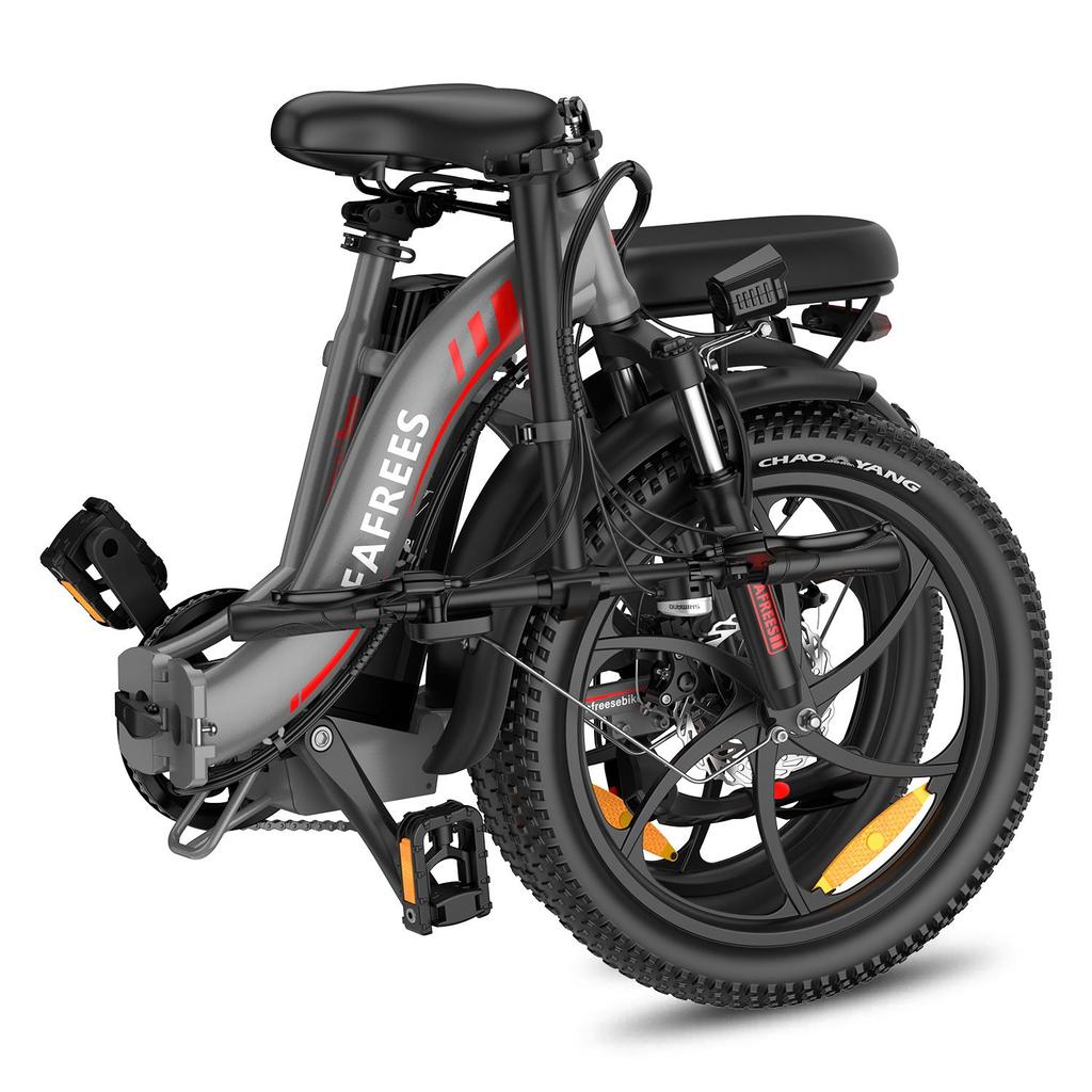 FAFREES F20 Adult Electric Bike 250W Brushless Motor 36V18Ah High-Capacity Battery Multiple Color Options, Compact Commuter E-Bike