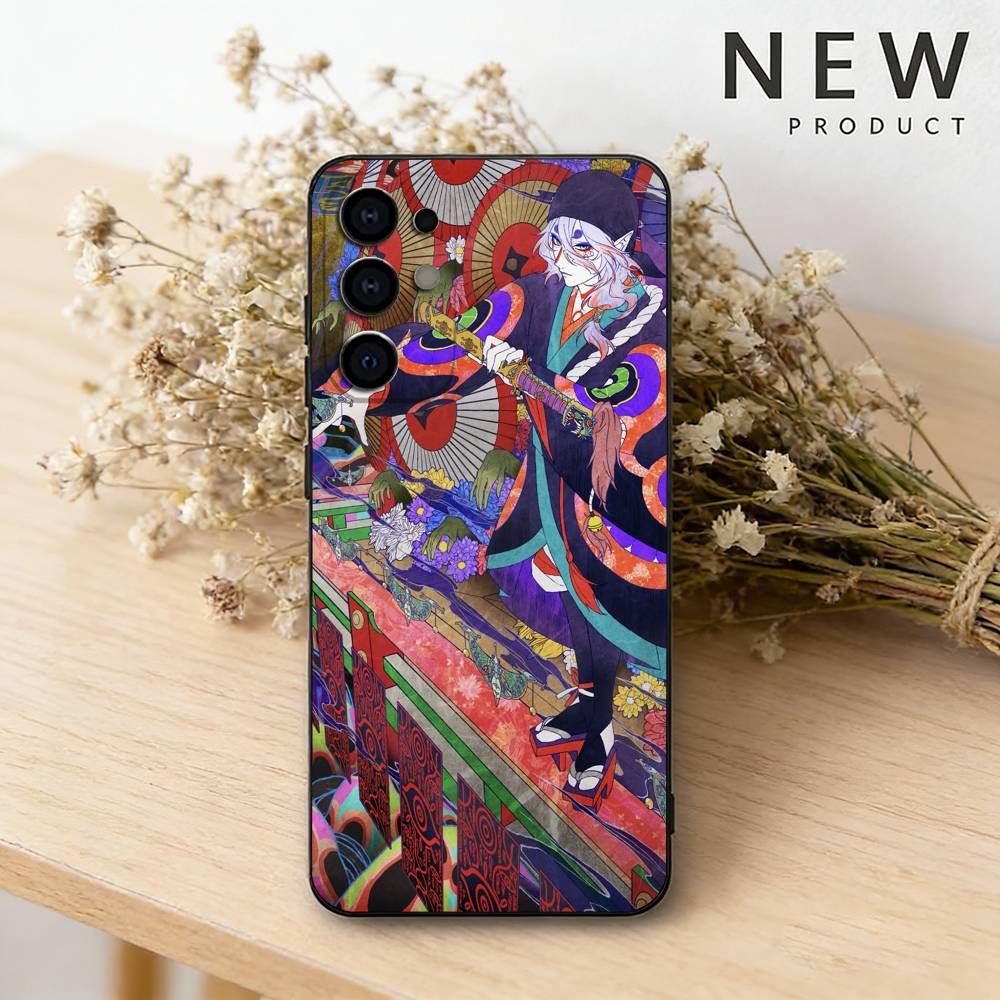 M-Mononoke глава пепел ярости Чехол для телефона для Samsung S26,25,24,23,22,30,21,10,9,Ultra,Plus,Lite Черный Мягкий чехол