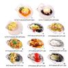 Искусственные жареные устрицы Модель Реалистичная модель морепродуктов-заменителей Модель жареных гребешков для кухонной витрины, Декорации
