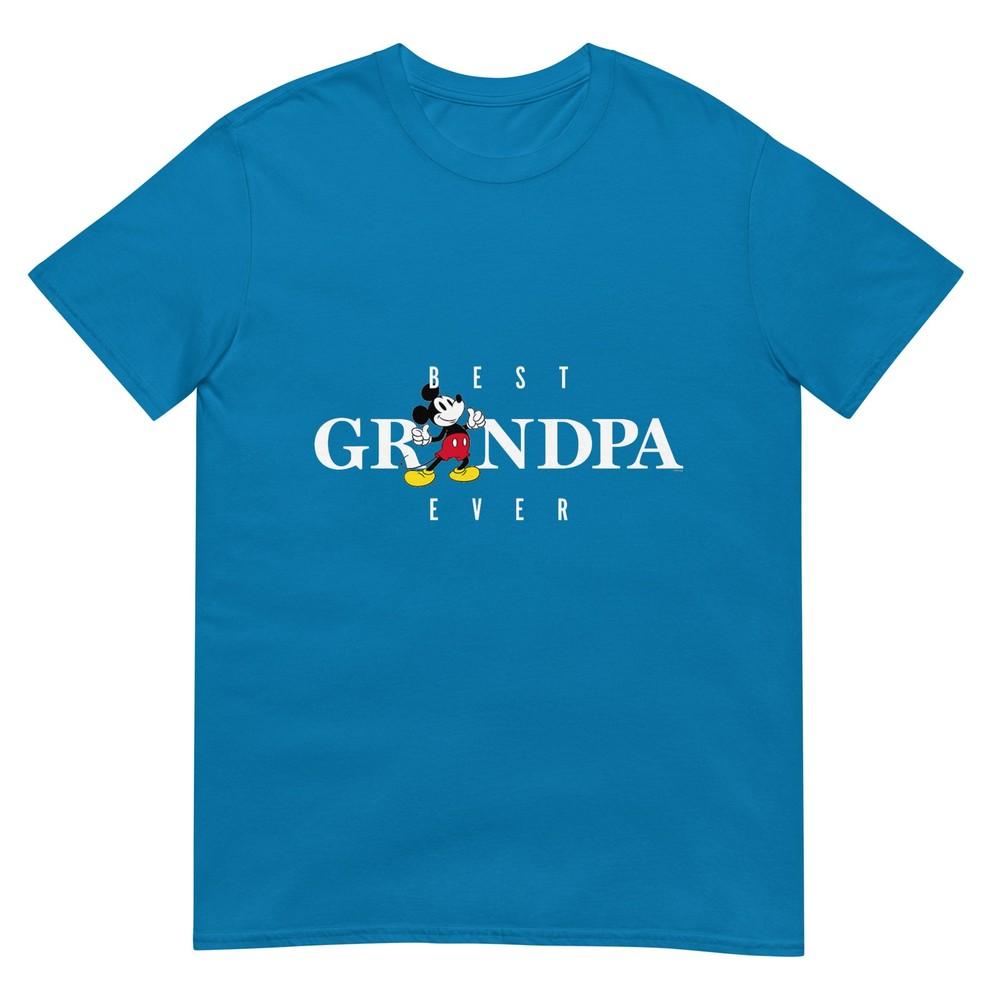 Mickey Mouse Thumbs Up Best Grandpa Ever Fathers Day Tshirt