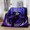 2025 H-Helluva Boss Blitzo Cartoon Soft Blanket, Soft Throw Blanket для дома, спальни, кровати, дивана, пикника, дорожного чехла, подарка ребенку