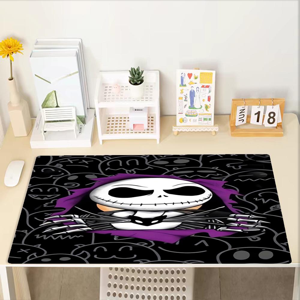The Nightmare Before Christmas Theme Mouse Pad, Non Slip Rubber Base, Multifunctional Office & Home Decor, Perfect for Workspace Personalization.