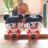 Stuffed Plush Nezha Doll Keychain Toy Backpack Decor Gift For Kids Girls Boys
