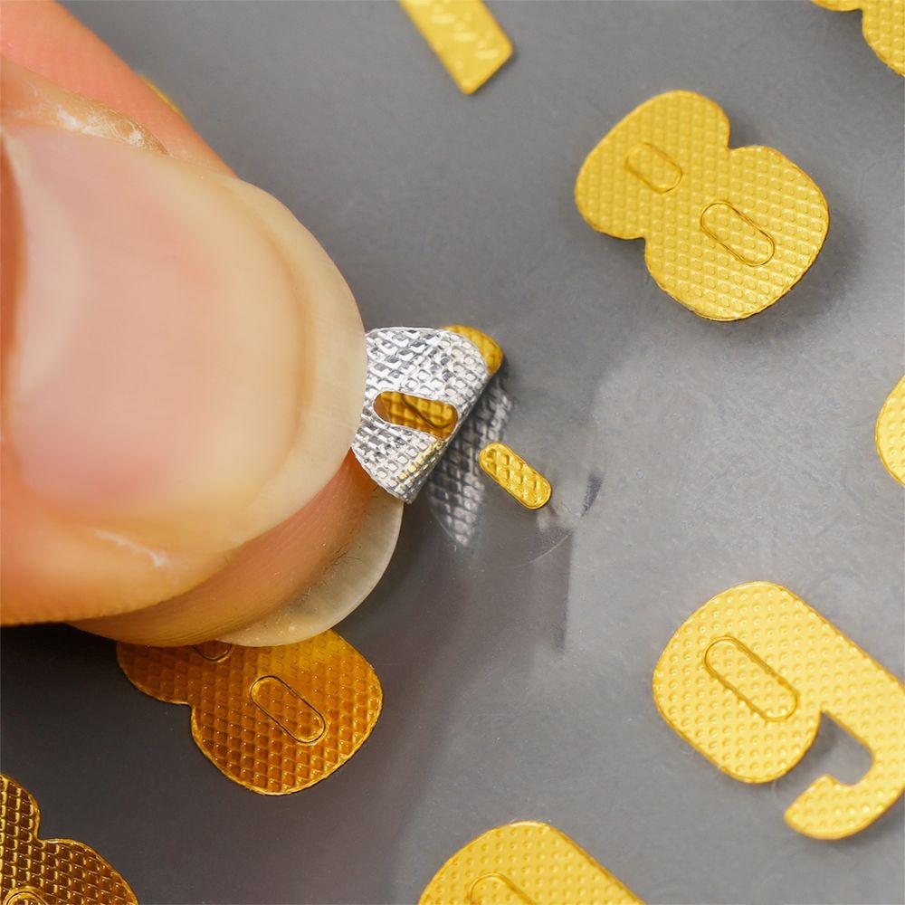 Блокнот с узором Декор Ручная книга Скрапбук Блестящие наклейки Буква Самоклеящаяся Наклейка с номером