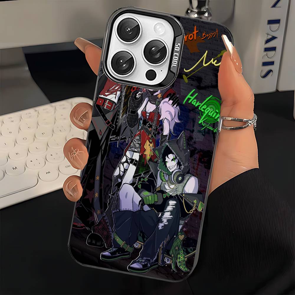 Чехол для телефона 'Цирк Уродцев Пьеро' для iPhone 17 16 15 14 13 12 11 Pro Max Черный Матовый