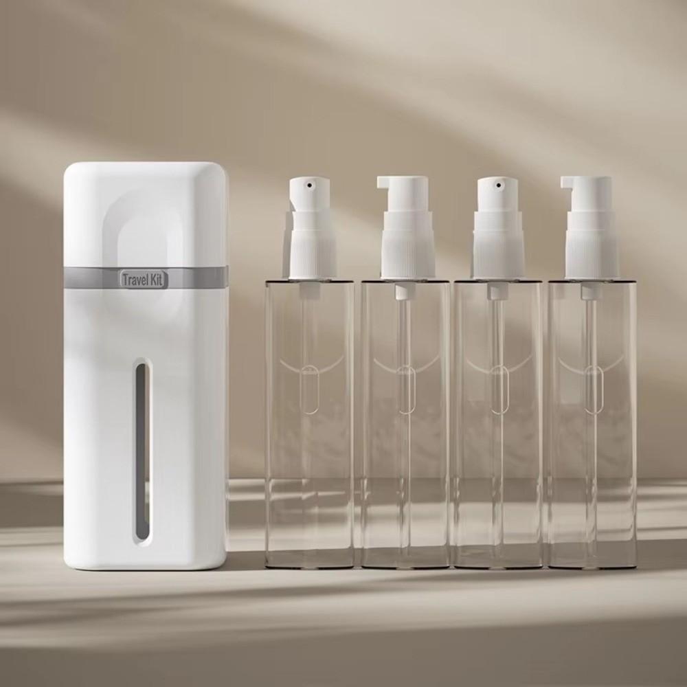 Leak Proof Travel Refillable Bottles 4 In 1 Travel Dispenser Bottle For Travel