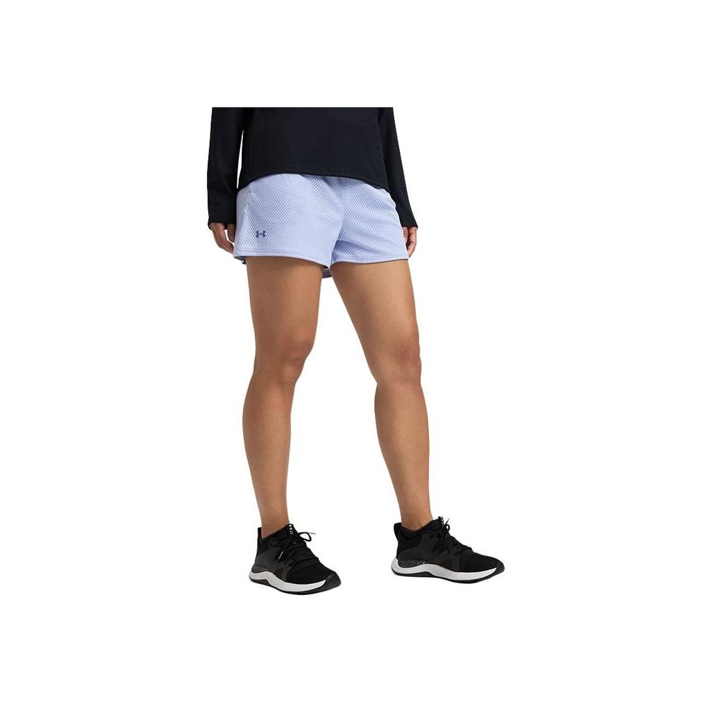 Under Armour Play Up Tech™ Свободные спортивные шорты из дышащей сетки с логотипом Женские шорты 1390382-539