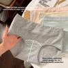Женские весенне-осенние простые трусы-хипстеры из чистого хлопка, удлиненные и расширенные, 10A антибактериальные