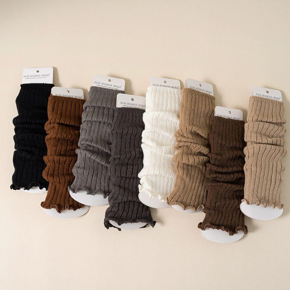 Japanese Style Children's Leg Warmers Harajuku Ballet Guards Socks Knitted Leg Cover  Autumn/Winter