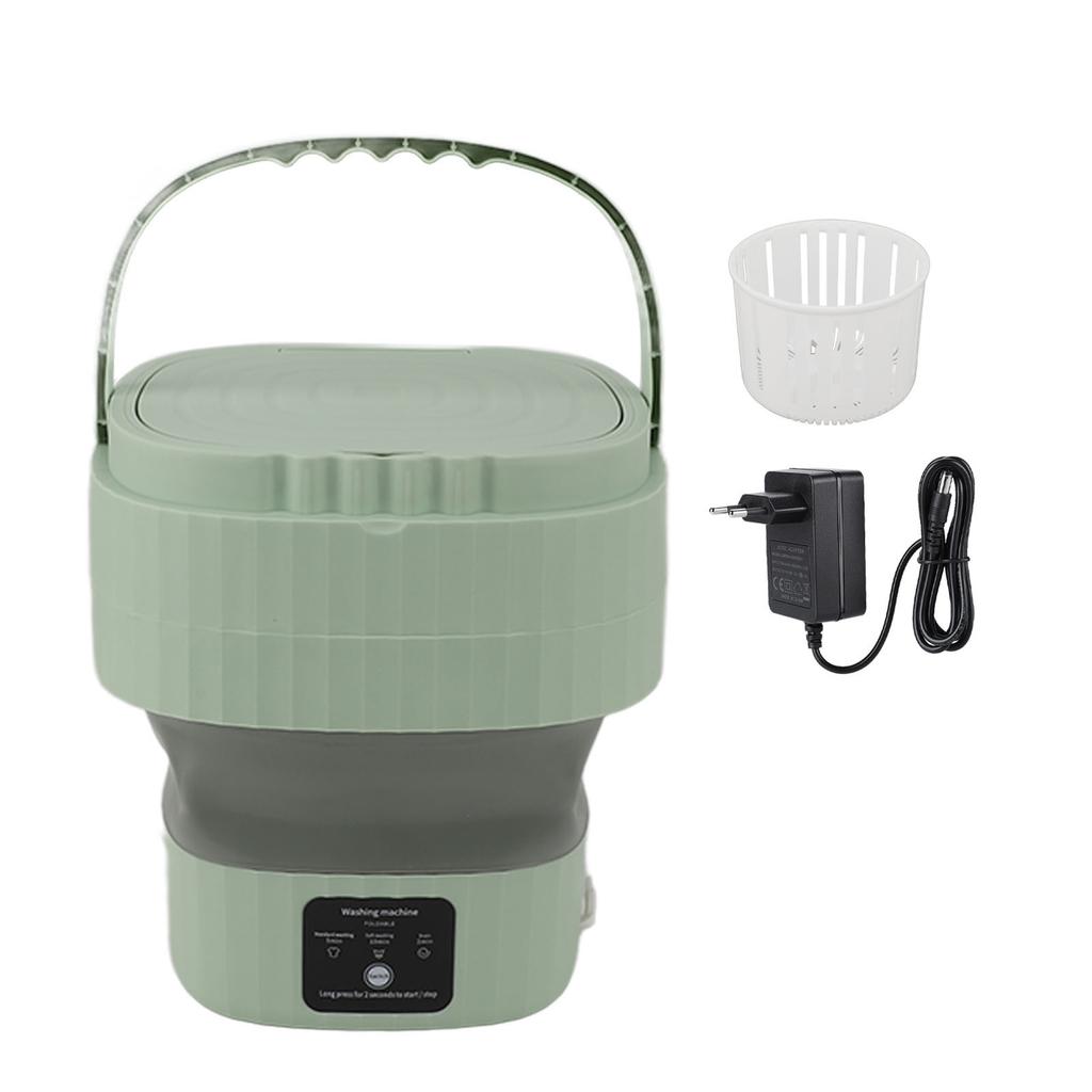 Portable Washing Machine 9L 10W Foldable Bucket Washer Low Noise Mini Washer 100?240V for Underwear