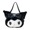 Tote Bag Merokuro Kuromi 196291 [Sanrio] Face-shaped (Midnight Special)
