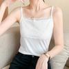 Modal Lace Camisole Vest for Women Sleeveless Versatile Slim Fit Inner Bottom Shirt for Women Thin Top