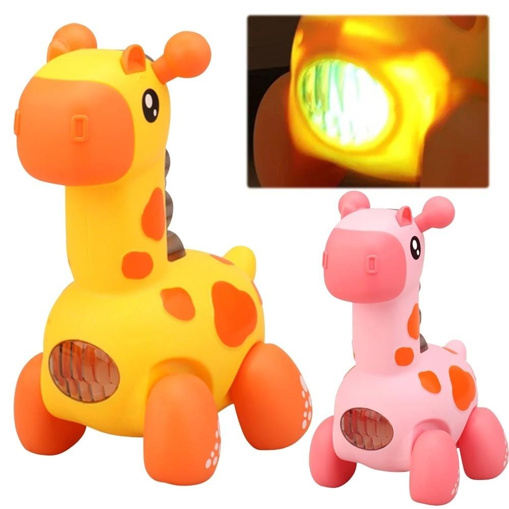 with Leash Giraffe Toys Sound and Light Animals Toys Early Education Toys Crawling Stage