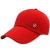 CZA200 [White Fang] Hat, Cap, Sunshade, Casual, Sports, Outdoor, Simple, Men's, Women's, (Red)