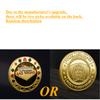Spade Commemorative Medal Metal Lucky Emblem Creative Play Coin Collection Small Gifts Tourism Souvenir
