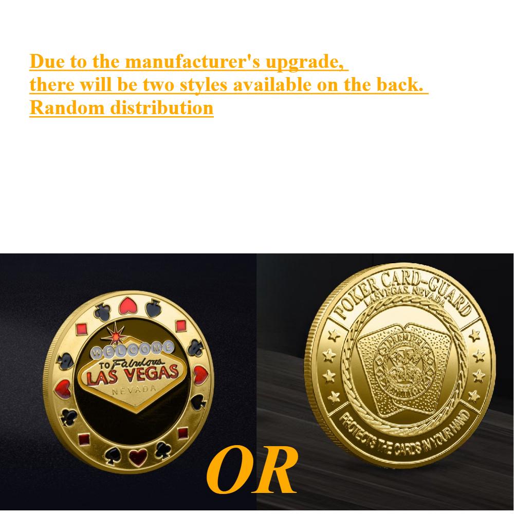 Spade Commemorative Medal Metal Lucky Emblem Creative Play Coin Collection Small Gifts Tourism Souvenir