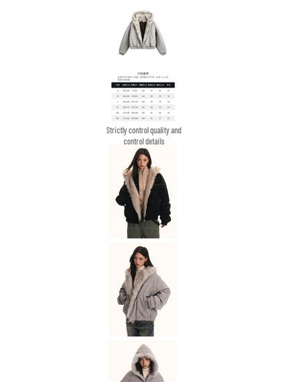 Унисекс хлопковая куртка American Eagle с меховым воротником и флисовой подкладкой для зимней рабочей одежды