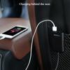 36 Вт Quick Charge 3.0 USB Автомобильное зарядное устройство Удлинитель Кабель Автомобильное зарядное устройство USB Зарядное устройство для пассажирского автомобиля Заднее зарядное устройство