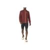 Asics Однотонная куртка на молнии с капюшоном и длинными рукавами Мужские куртки Красный 2011C259-600