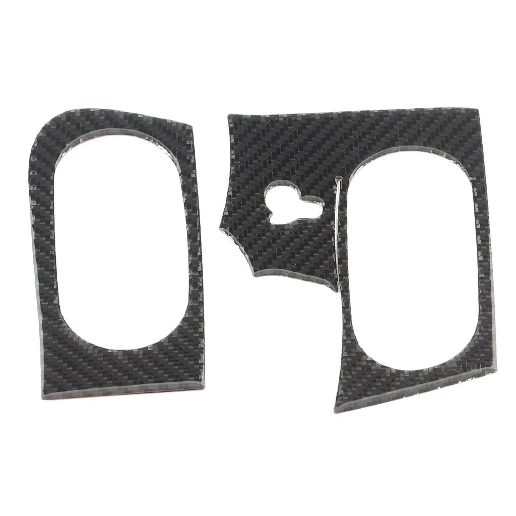 Side Air Vent Interior Sticker Carbon Fiber Air Outlet Trim Cover Decal Replacement for Corvette C6