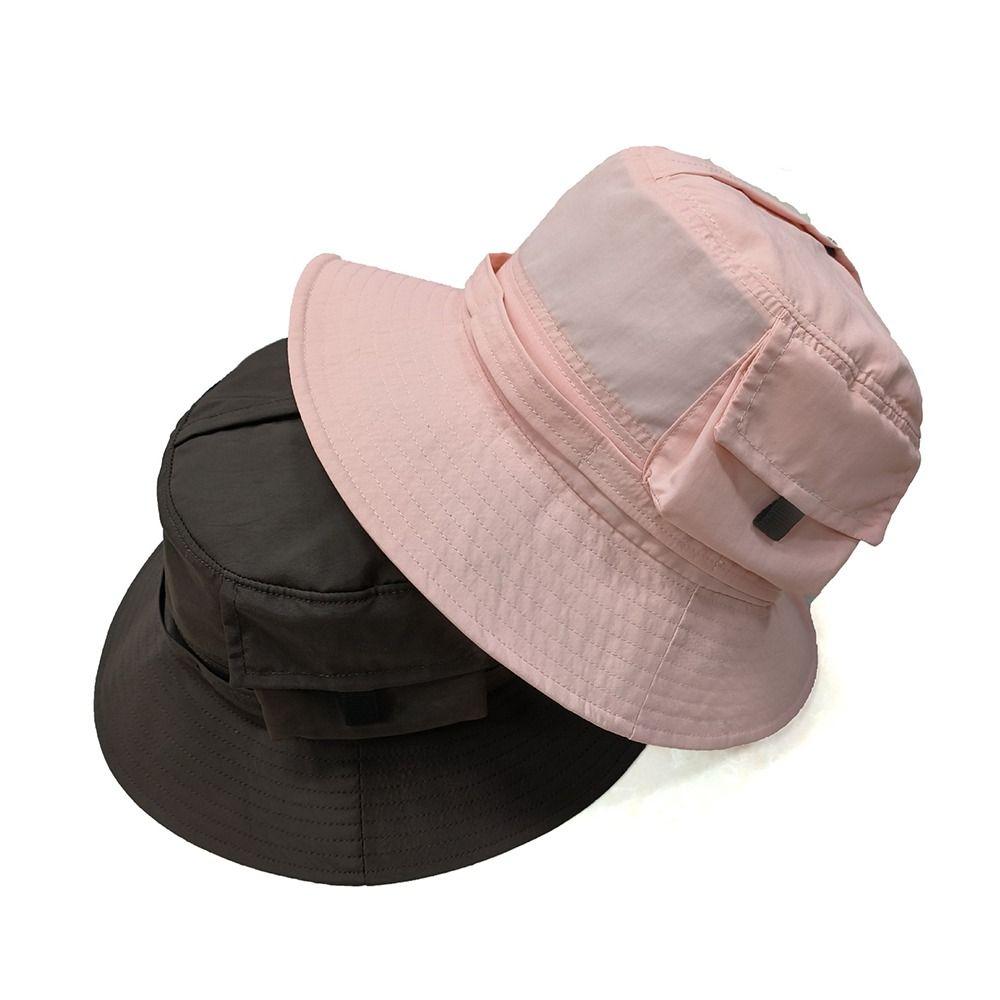 Fashion Foldable Bucket Hat Waterproof Sun Protection Fisherman Hats Quick Drying With Storage Bag Sunscreen Cap Summer