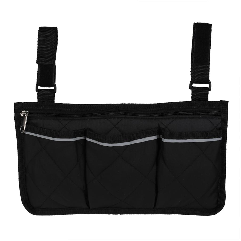 Wheelchair Armrest Side Storage Bag Waterproof Wheelchair Armrest Pouch For Most Walking Wheels And Mobile Equipment Accessories