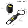 Car Keychain Keyring Tire Valve Cap Car Styling Accessories For Chevrolet Spark Captiva Cruze Malibu Equinox Trax Camaro Blazer