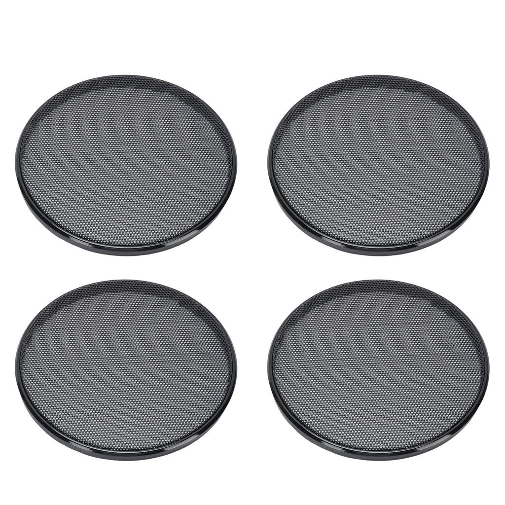 4Pcs Speaker Grill Cover Cold Rolled Steel 149mm Protective Car Speaker Mesh Cover for Home Theater Boat Automobiles