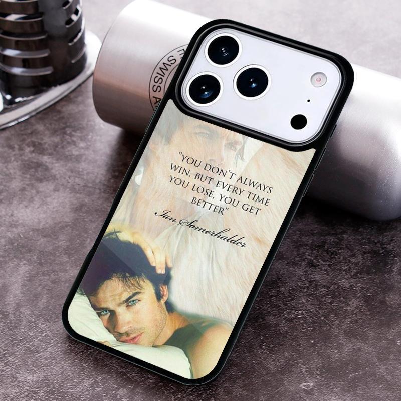 Чехол для телефона Ian Somerhalder Дневники вампира Damon для iPhone 17 16 15 Pro Max Air 14 13 12 11 Plus Ударопрочный чехол