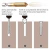 3 Pcs 5 Flutes HSS Industrial Countersink Drill Bit Set Quick Change Bit 1/4 in Hex Shank Chamfer Chamfering Cutter tool