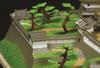 Doyusha 1/500 Japan's Famous Castles Standard Himeji Castle Plastic Model S-21 Molded Color