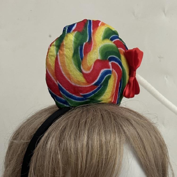 Festival Theme Headwear With Lollipop Decors Carnivals Party Hairband Hair Styling Decoration For Adult And Children