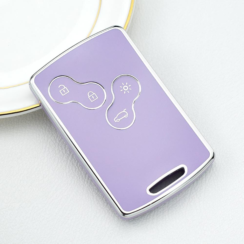 Чехол для удаленного ключа из ТПУ, брелок для Renault Laguna Megane Scenic Clio Captur Fluence Koleos Logan Duster Sandero, чехол-держатель